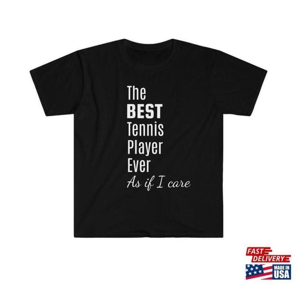 Tennis T Shirt Gift Classic Unisex - Picture 1 of 4